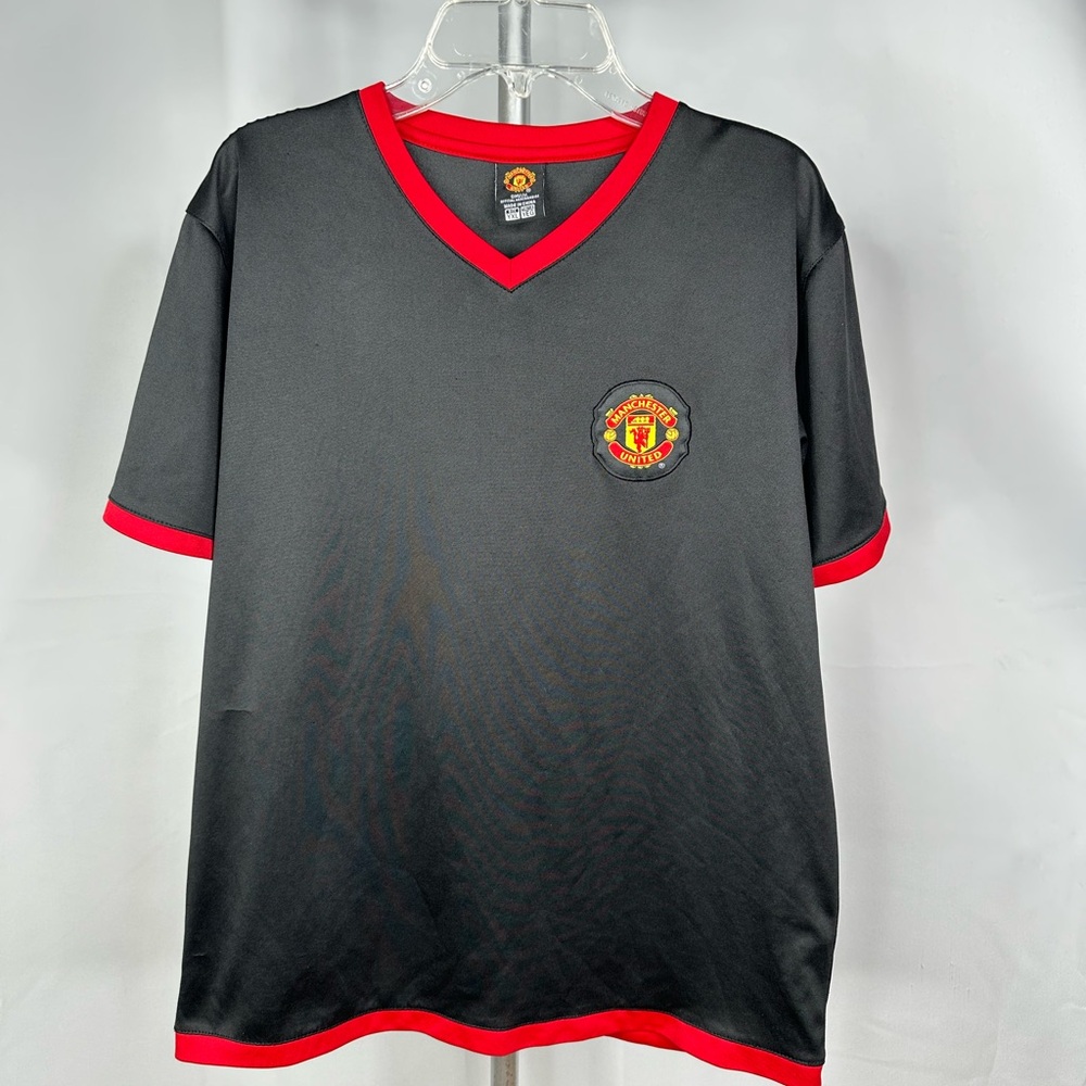 Manchester United FC Soccer Official Youth Poly Jersey Sz YXL Youth XL